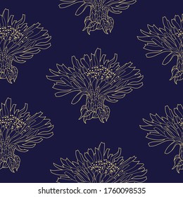 Patrón sin inconvenientes para el papel y los textiles con dientes de león. Étnica y natural, floral, retro, elemento de diseño tribal. Fondo vectorial aislado.