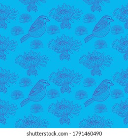 Patrón sin inconvenientes para el papel y los textiles con dientes de león. Étnica y natural, floral, retro, elemento de diseño tribal. Fondo vectorial aislado.