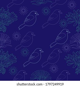Patrón sin inconvenientes para el papel y los textiles con dientes de león. Étnica y natural, floral, retro, elemento de diseño tribal. Fondo vectorial aislado.