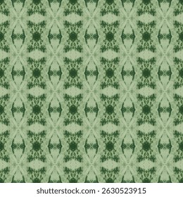 Seamless pattern of parallelograms connected symmetrically, dark green and light mint green add a natural touch, suitable for designing with a natural theme, adding a peaceful and shady atmosphere.