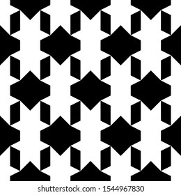 Seamless pattern. Parallelograms, figures ornament. Geometrical backdrop. Polygons motif. Shapes background. Geometric wallpaper. Digital paper, textile print, web design, abstract. Vector artwork.