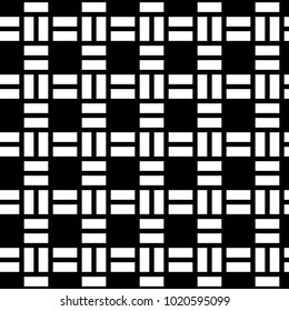 Seamless pattern with parquet ornament. Bricks cladding floor. Rectangle slabs tessellation image. Repeated stones ornamental background. Mosaic motif. Flooring wallpaper. Digital paper. Vector art.