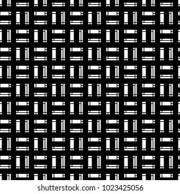 Seamless pattern with parquet ornament. Bricks cladding floor. Rectangle slabs tessellation image. Ethnic ornamental background. Mosaic motif. Flooring wallpaper. Digital paper for print. Vector art.