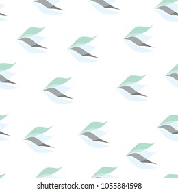 Seamless pattern with pastel abstract elements floralsh