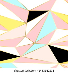 Seamless pattern in pastel color. Vector illustration 