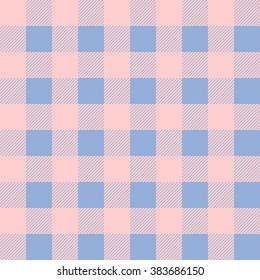 Seamless pattern. Pastel colors lilac and rose plaid. Pattern In swatch. 
