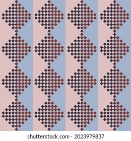 seamless pattern in pastel colors from simple geometric shapes in the form of an ornament for prints on fabric, clothing, packaging and for interior decoration, frames, covers, postcards