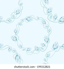 seamless pattern. pastel Flower