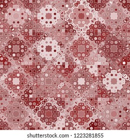 Seamless pattern, pastel white and pink colors. Vector illustration can be used for textiles, wallpaper, wrapping paper.