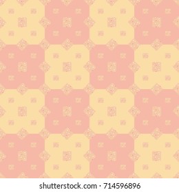 Seamless pattern with patchwork 
