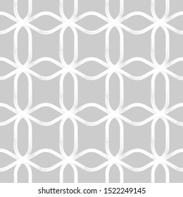 Seamless pattern with patterned hexagons.