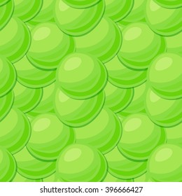 Seamless pattern with pea seeds, vector illustration
