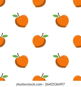 Seamless pattern with peaches for banners, cards, flyers, social media wallpapers, etc.