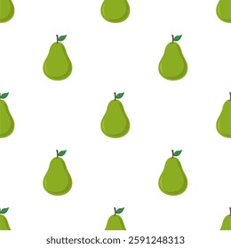 Seamless pattern of pears for design.