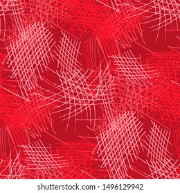 Seamless Pattern with Pen Hatches.
