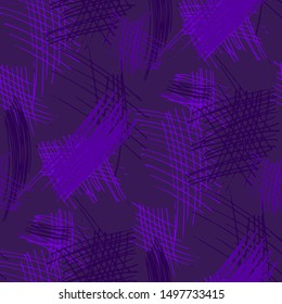 Seamless Pattern with Pen Hatches.