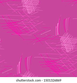 Seamless Pattern with Pen Hatches.