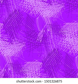 Seamless Pattern with Pen Hatches.