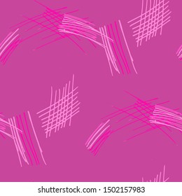 Seamless Pattern with Pen Hatches.