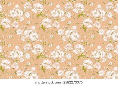 Seamless pattern Perfect for interior designs, textiles, and decorative purposes to bring elegance and charm