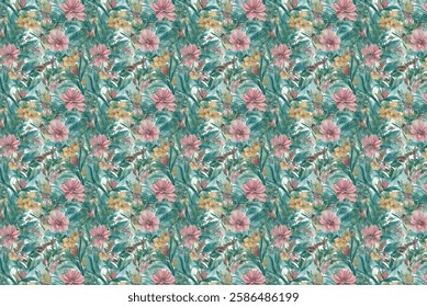 Seamless pattern Perfect for interior designs, textiles