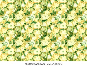 Seamless pattern Perfect for interior designs, textiles