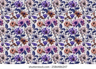 Seamless pattern Perfect for interior designs, textiles