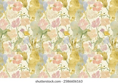 Seamless pattern Perfect for interior designs, textiles, and decorative purposes to bring elegance and charm