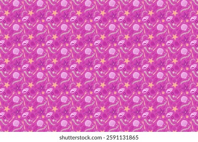 Seamless pattern Perfect for interior designs, textiles, and decorative purposes to bring elegance and charm