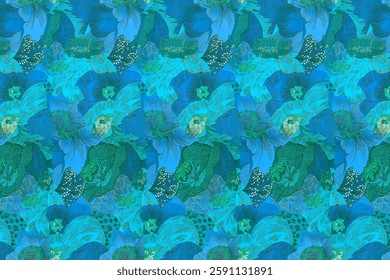 Seamless pattern Perfect for interior designs, textiles, and decorative purposes to bring elegance and charm