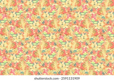 Seamless pattern Perfect for interior designs, textiles, and decorative purposes to bring elegance and charm