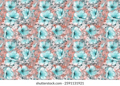 Seamless pattern Perfect for interior designs, textiles, and decorative purposes to bring elegance and charm