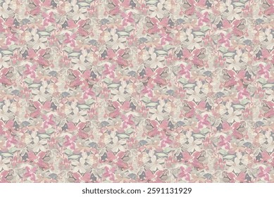 Seamless pattern Perfect for interior designs, textiles, and decorative purposes to bring elegance and charm