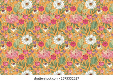 Seamless pattern Perfect for interior designs, textiles, and decorative purposes 