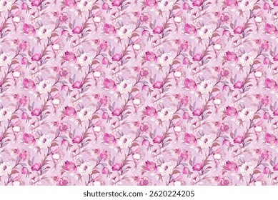 Seamless pattern Perfect for interior designs, textiles, and decorative purposes to bring elegance and charm
