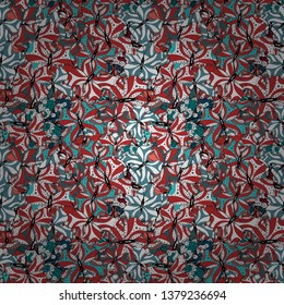 Seamless pattern. Perfect for web page backgrounds, wallpapers, textile, surface textures. Vector illustration. Colorful butterflies.