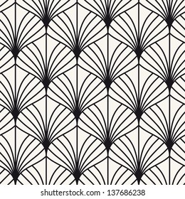 Seamless pattern. Persian antique ornament. Geometric stylish background. Vector repeating texture