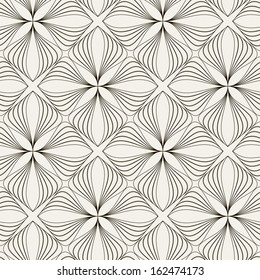 Seamless pattern. Persian antique ornament. Geometric stylish background. Vector repeating texture