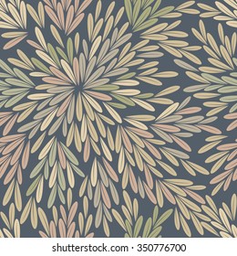 Seamless pattern with  petals of flower. Elegant template can be used for design fabric, textile, decor, cover, wallpaper and more designs.