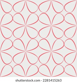 Nahtlose Muster von Blättern im minimalistischen Stil