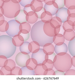 Seamless pattern - photo effect bokeh.   Abstract vector.