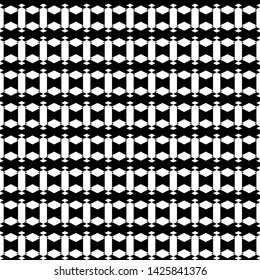 Seamless pattern. Pickets, rhombuses, figures vector. Ethnic ornament. Mosaics background. Geometric motif. Digital paper, web design.Folk image. Simple shapes backdrop. Tribal wallpaper