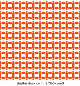 Patrón sin foco. Pickets, rombos, vectores de figuras. Ornamento étnico. Fondo de mosaicos. Motivo geométrico. Imagen popular. Fondo de formas simples. Papel tapiz tribal. Papel digital, diseño web