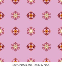 Seamless pattern ping colorful fabric
