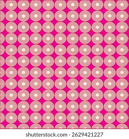 seamless pattern with pink circles