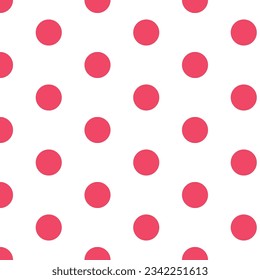 Seamless pattern pink circles. On a transparent background.