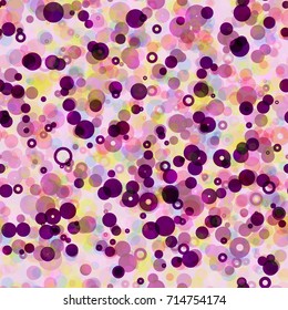 Seamless pattern. Pink circles texture. Abstract vector background for web page, banners, fabric, home decor, wrapping 