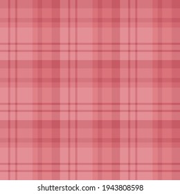 Nahtlose Muster in rosafarbenen Farben für Plaid, Stoff, Textilien, Kleidung, Tischdecken und andere Dinge. Vektorbild. 