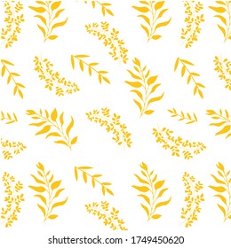 seamless pattern with pink flowers