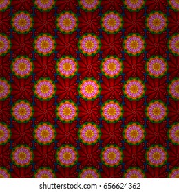 Seamless pattern with pink flowers. Floral watercolor seamless background. Vector textile print for bed linen, jacket, package design, fabric and fashion concepts.